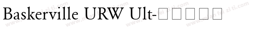 Baskerville URW Ult字体转换